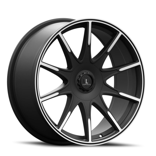 Luxxx Alloys Lux 51 Satin Black Machined - Part Number LUX51208551081143+35B-B2 Luxxx Alloys Lux 51 Satin Black Machined Photo