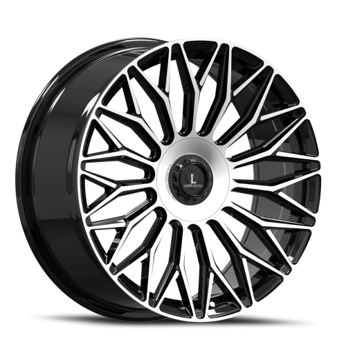 Luxxx Alloys Lux 53 Gloss Black Machined Photo
