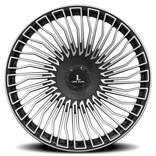 Luxxx Alloys Lux 55 Gloss Black Machined Photo