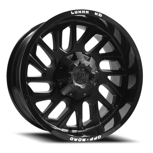 Luxxx Hd Lhd18 Satin Black w/ Gloss Black Lip - Part Number LHD1820108165170-18K-A5 Luxxx Hd Lhd18 Satin Black w/ Gloss Black Lip Photo