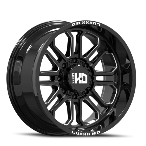 Luxxx Hd Lhd35 Gloss Black Milled - Part Number LHD3520108180-19K-A1 Luxxx Hd Lhd35 Gloss Black Milled Photo