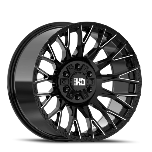 Luxxx Hd Lhd43 Gloss Black Milled - Part Number LHD4320108180-19K-A1 Luxxx Hd Lhd43 Gloss Black Milled Photo