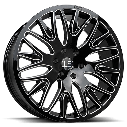 Luxxx LE LUX LE7 Gloss Black Milled - Part Number LUXLE720855112+38U-A1 Luxxx LE LUX LE7 Gloss Black Milled Photo