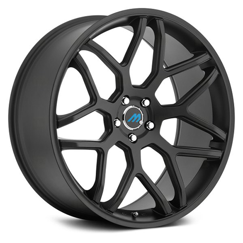 Mach Euro Concave ME-8 Satin Black - Part Number ME8-2215KK20FSTBL Mach Euro Concave ME-8 Satin Black Photo