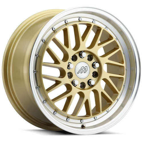 Mach MP.42 Gloss Gold w/ Machined Lip And Chrome Rivets Photo