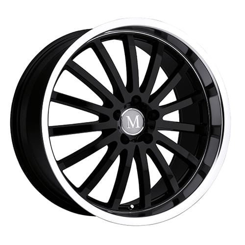 Mandrus Millenium Gloss Black W/ Chrome Lip - Part Number 1985MAM325112B66 Mandrus Millenium Gloss Black W/ Chrome Lip Photo