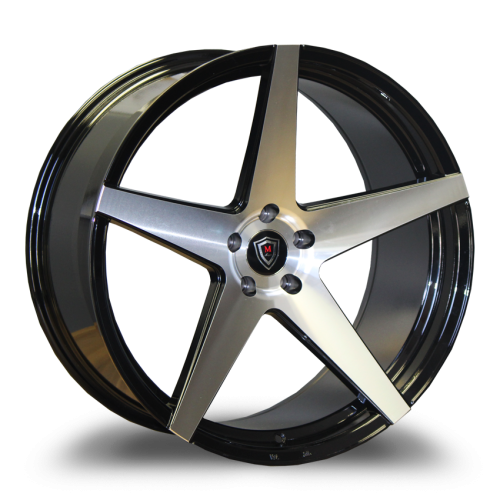 Marquee Wheels M1001 Black Machined - Part Number 1001229511515BP Marquee Wheels M1001 Black Machined Photo