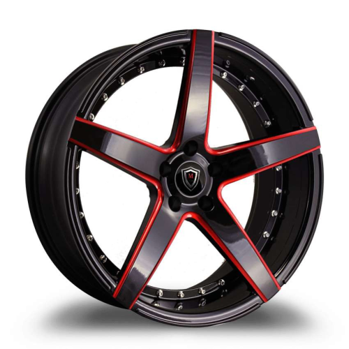Marquee Wheels M3226 Black & Red