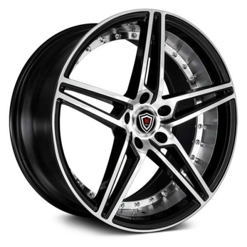Marquee Wheels M3258 Black Machined - Part Number 3258209511515BPN Marquee Wheels M3258 Black Machined Photo