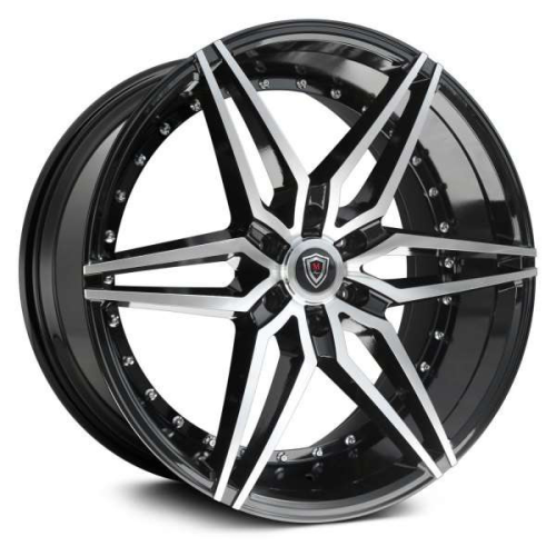 Marquee Wheels M3259B Black Machined Photo
