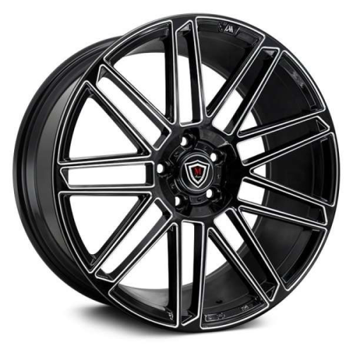Marquee Wheels M3767 Black Milled