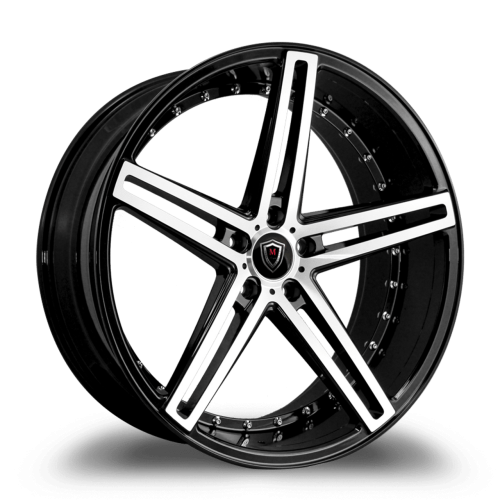 Marquee Wheels M5334 Black Machined - Part Number 5334229511515BP Marquee Wheels M5334 Black Machined Photo