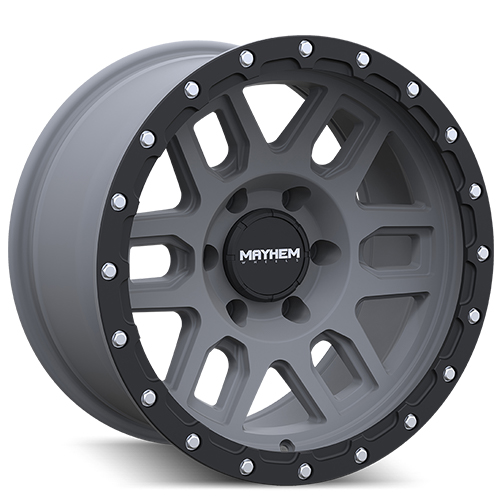 Mayhem Delta 8304 Matte Gunmetal W/ Matte Black Lip Photo