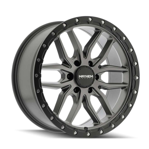 Mayhem Vector Matte Gunmetal w/ Black Lip - Part Number 8310-7981MGT Mayhem Vector Matte Gunmetal w/ Black Lip Photo