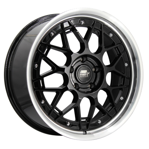 Mst Mt03 Gloss Black w/ Machined Lip - Part Number 03-98512-35-BLKL Mst Mt03 Gloss Black w/ Machined Lip Photo
