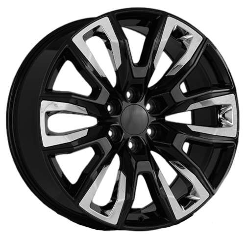 Oe Concepts 22-23 Gmc Sierra Denali Black w/ Chrome Inserts