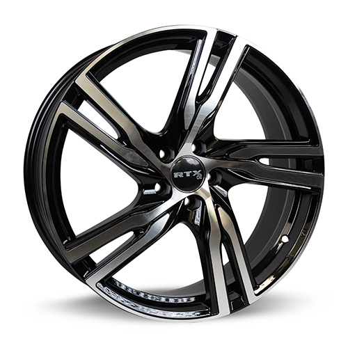 RTX Gothenburg Gloss Black Machined - Part Number 082980 RTX Gothenburg Gloss Black Machined Photo