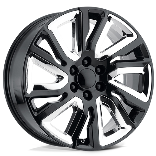 OE Performance PR202 Gloss Black W/ Chrome Accents - Part Number 202GC-2295828 OE Performance PR202 Gloss Black W/ Chrome Accents Photo