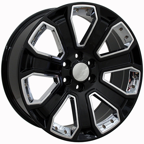 OE Revolution G-06 Black With Chrome Inserts - Part Number G06-2610655+31BM OE Revolution G-06 Black With Chrome Inserts Photo