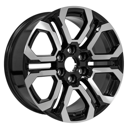 OE Wheels CV28 Black Machined Photo