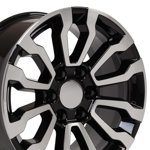 Oe Wheels Cv35 Black Machined - Part Number CV35-18085-6550-26MB Oe Wheels Cv35 Black Machined Photo