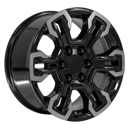 Oe Wheels Cv65 Black Machined - Part Number CV65-18085-6550-26MB Oe Wheels Cv65 Black Machined Photo