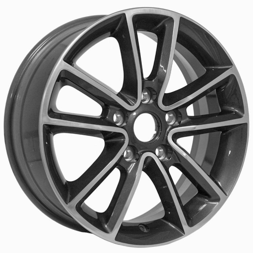OE Wheels DG25 Gunmetal With Polished Face - Part Number DG25-17065-5500-40PG-OEM OE Wheels DG25 Gunmetal With Polished Face Photo