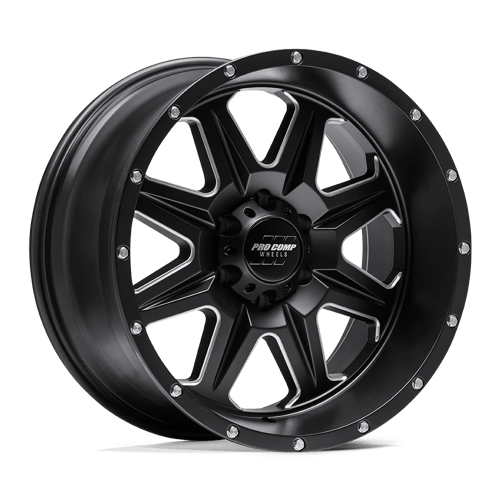 Pro Comp Pa63 Recon Satin Black Milled - Part Number 5163-218247 Pro Comp Pa63 Recon Satin Black Milled Photo