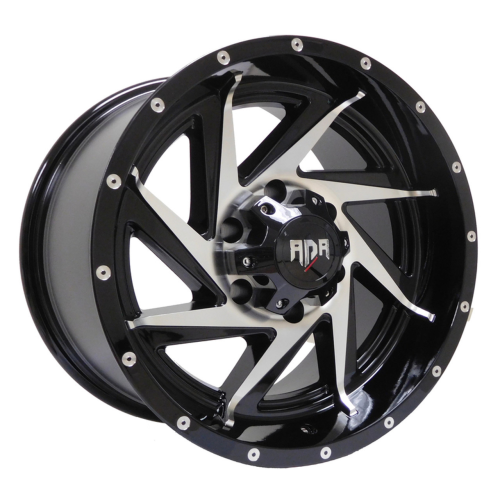Red Dirt Road RD13 Black Machined w/ Machined Rivets - Part Number WRDW013S19O06P018F040C28 Red Dirt Road RD13 Black Machined w/ Machined Rivets Photo