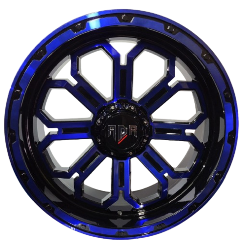 Red Dirt Road RD23 Black Machined w/ Blue Tint