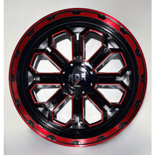 Red Dirt Road RD23 Black Machined w/ Red Tint