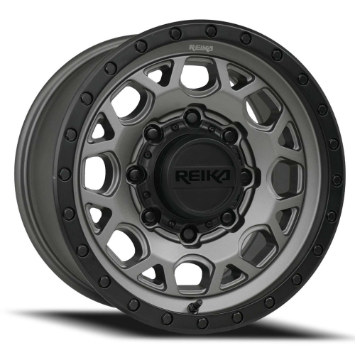 Reika R45 - Marauder Gunmetal Grey w/ Satin Black Ring - Part Number R45790187054F Reika R45 - Marauder Gunmetal Grey w/ Satin Black Ring Photo