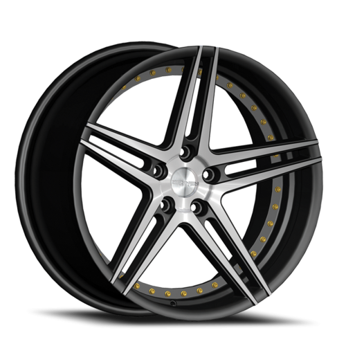 Rennen Csl-3 Black Machined w/ Gold Bolts