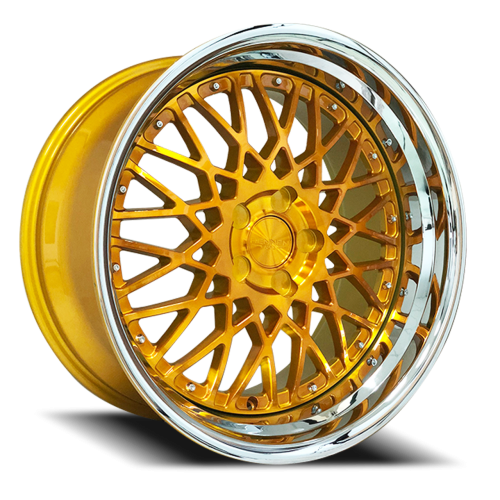 Rennen Csl-5 Tinted Gold W/ Chrome Step Lip