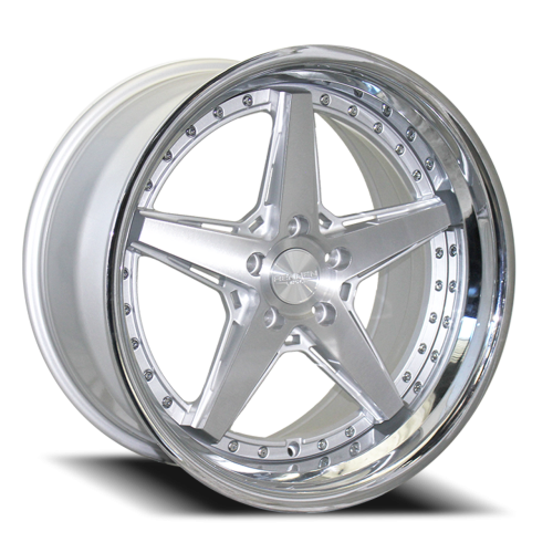 Rennen Csl-7 Silver Brushed W/ Chrome Step Lip