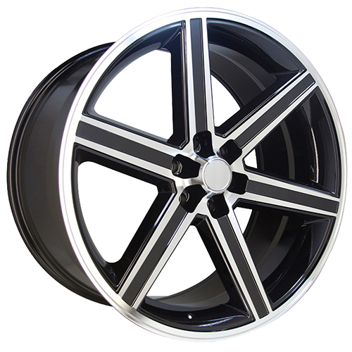 Replica Wheels REP248 Black Machined - Part Number REP248-22876BM Replica Wheels REP248 Black Machined Photo