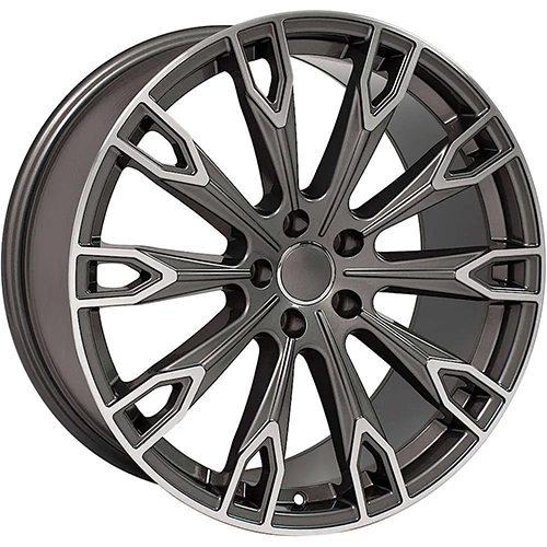 OE Wheels Audi Q Series AU32 Gunmetal Machined - Part Number AU32-20090-5112-33MG OE Wheels Audi Q Series AU32 Gunmetal Machined Photo