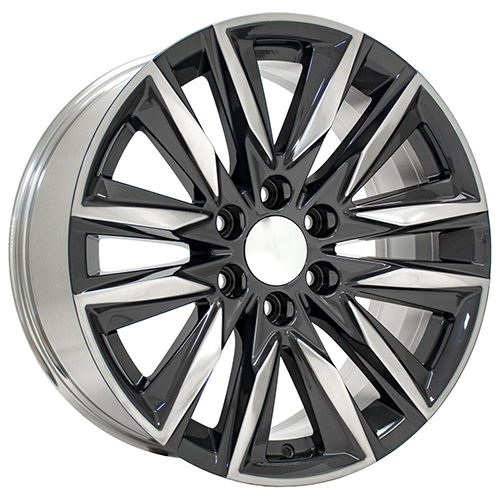 OE Wheels Cadillac Escalade CA91 Gunmetal W/ Polished Face Photo