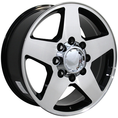 OE Wheels Chevrolet CV91A Black Machined Photo