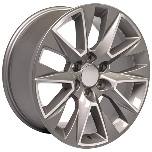 OE Wheels Chevrolet Silverado LTZ CV26 Silver Machined Photo