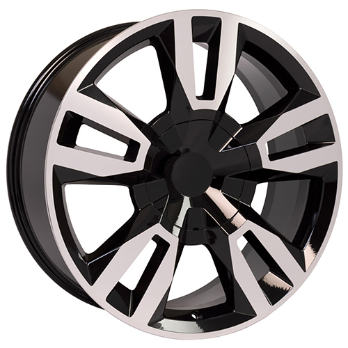 OE Wheels Chevrolet Tahoe CV40 Black Machined Photo