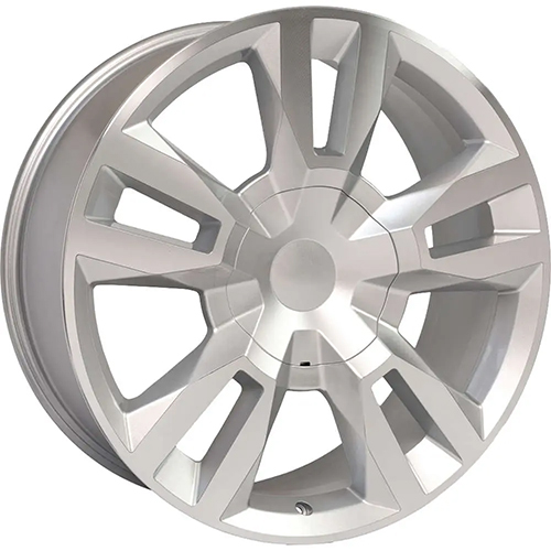 Replica Wheel Chevrolet Tahoe CV40 Silver Machined Photo