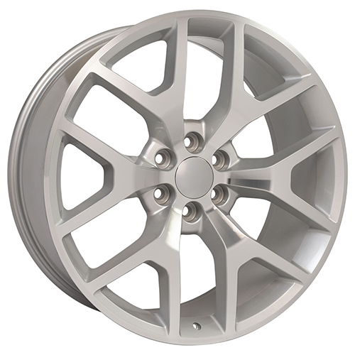 OE Wheels GMC Sierra CV92 Silver Machined Photo