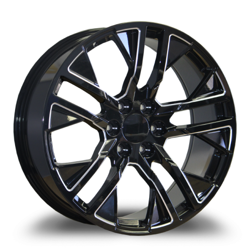 Replica Wheels R6708 Black Milled