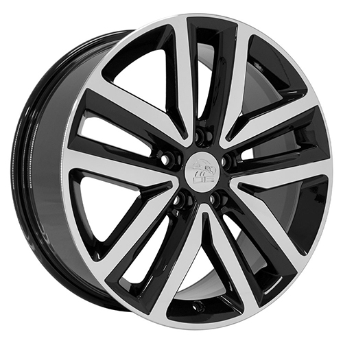 OE Wheels Volkswagen Jetta VW27 Black Machined Photo