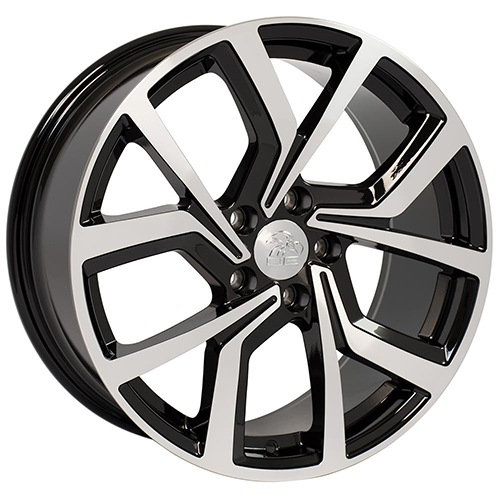 OE Wheels Volkswagen GTI VW28 Black Machined Photo