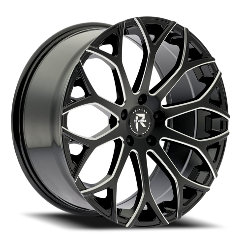 Revenge Rl105 Black Milled - Part Number RL105-24905115127+15BMW-FCAP Revenge Rl105 Black Milled Photo