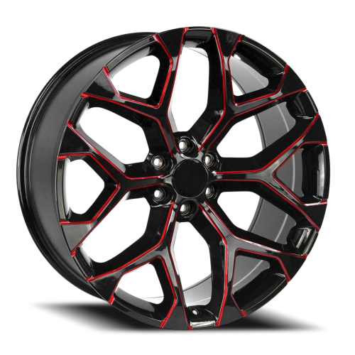 Revenge Rs12 Black Milled w/ Red Tint - Part Number RS12-2090655+27BRW Revenge Rs12 Black Milled w/ Red Tint Photo