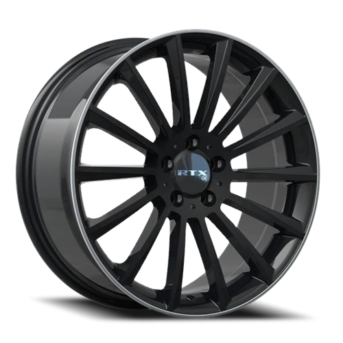 Rtx Mb-02 Gloss Black With Machined Lip - Part Number 83249 Rtx Mb-02 Gloss Black With Machined Lip Photo