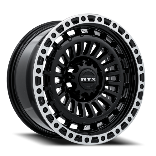 Rtx Moab Gloss Black Machined Lip - Part Number 83133 Rtx Moab Gloss Black Machined Lip Photo